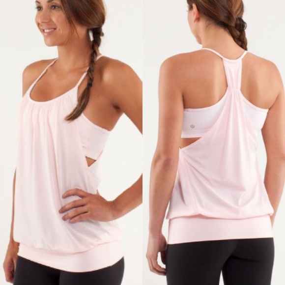 lululemon athletica Tops - Lululemon No Limits Tank in Blush Quartz